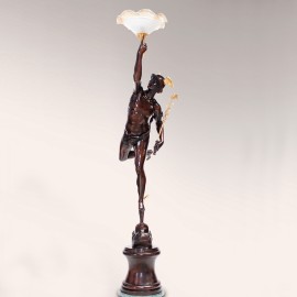 Flying Mercury with lamp