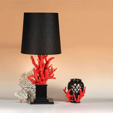 Lampshade with Coral