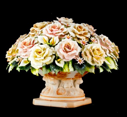 Centerpiece with roses